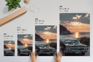 Wall art The West and the Car