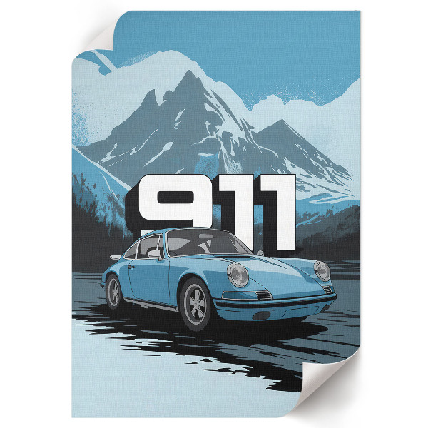 Art print Mountain riding