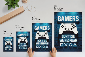 Decorative gaming poster
