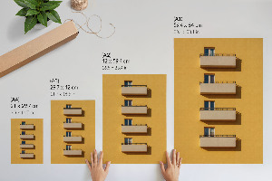 Art print Yellow architecture