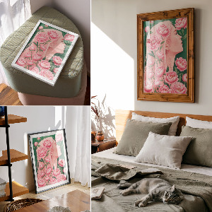 Decorative poster Floral harmony