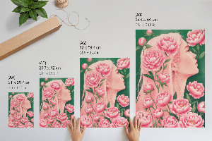 Decorative poster Floral harmony