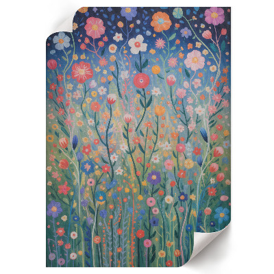 Poster Colorful meadow