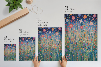 Poster Colorful meadow