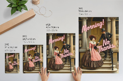 Wall art Morning! No thanks