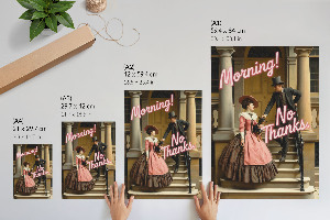 Wall art Morning! No thanks