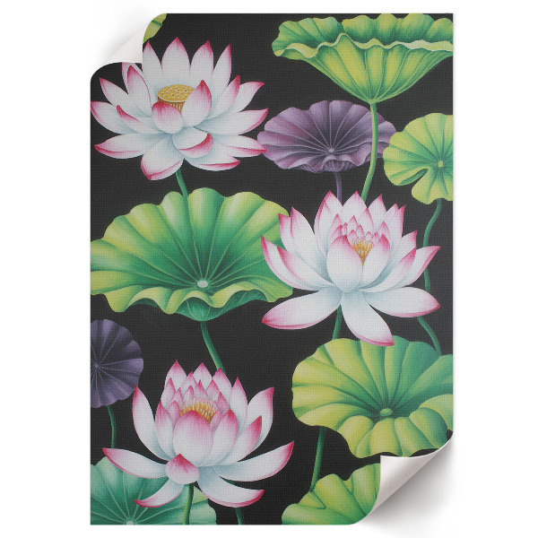 Art print of lotus flowers