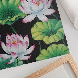 Art print of lotus flowers