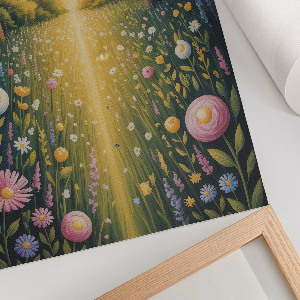 Decorative poster Sunny forest