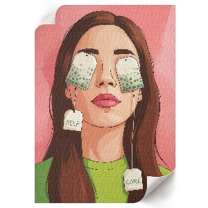 Wall art Relax with tea