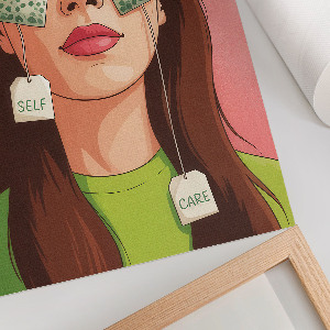 Wall art Relax with tea