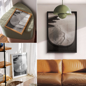 Aerial view wall print