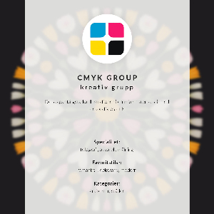 Decorative poster Night city