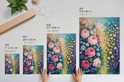 Wall art Flower painting
