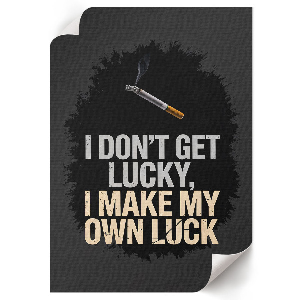 Decorative poster Motivation text