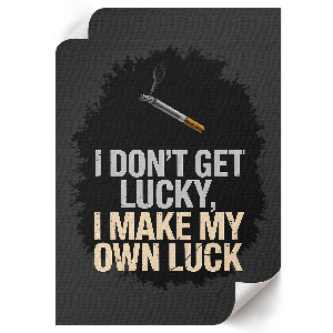 Decorative poster with motivational text