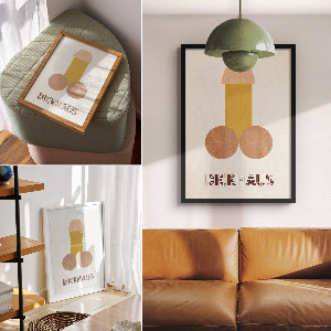 Wall art by Dickhaus Graphics