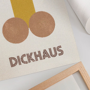 Wall art by Dickhaus Graphics