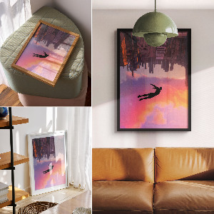 Wall print Flight of Dreams