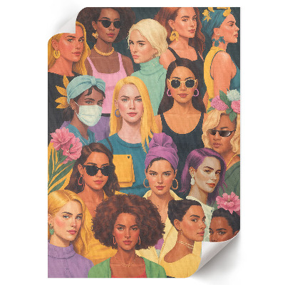 Decorative poster Portraits of women