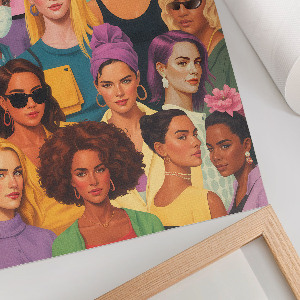 Decorative poster Portraits of women