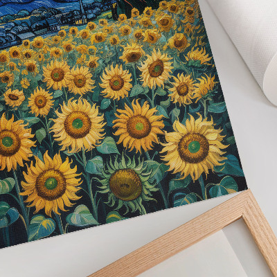 Wall art Stars and sunflowers