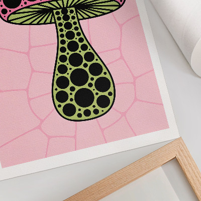 Art print Mushroom graphics