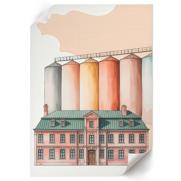 Decorative poster Industrial architecture