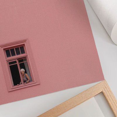 Wall print Pink window