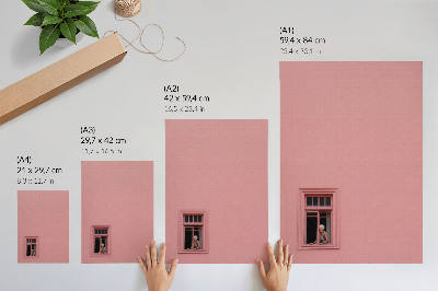 Wall print Pink window