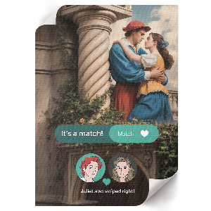 Art print A period romance