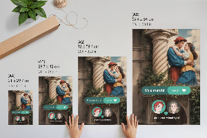 Art print A period romance