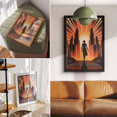 Decorative poster City dream
