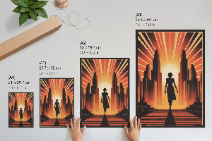Decorative poster City dream