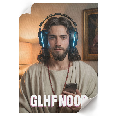 Poster Jesus the player