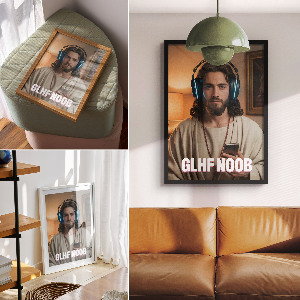 Poster Jesus the player