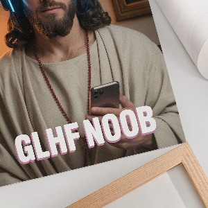 Poster Jesus the player