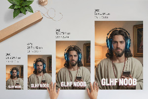 Poster Jesus the player