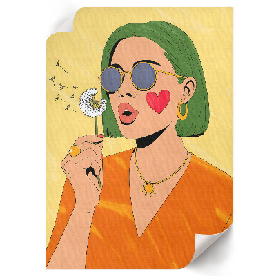 Wall art Colorful portrait