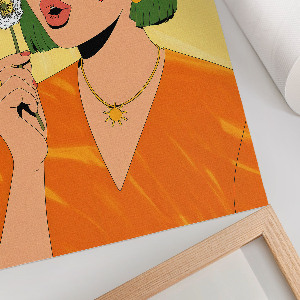 Wall art Colorful portrait