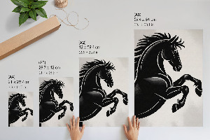 Wall print Dark horse