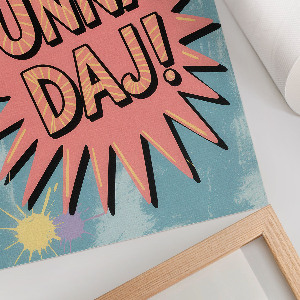 Wall print Unna Give!