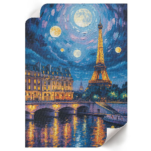 Art print Paris by Night