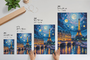 Art print Paris by Night
