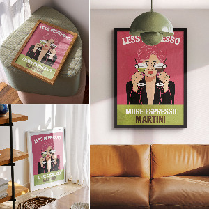 Poster Cocktail Pop Art