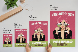 Poster Cocktail Pop Art