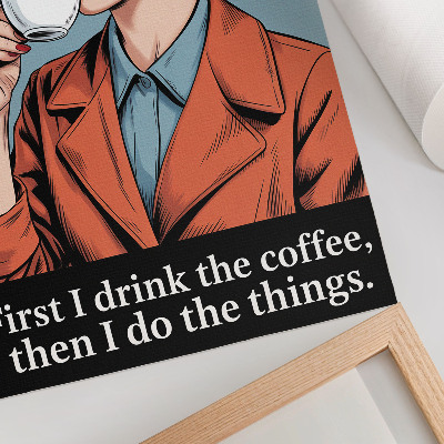 Wall art Retro coffee