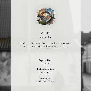 Art print City street