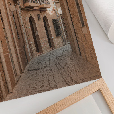Art print City street