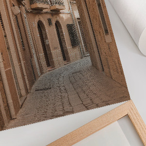 Art print City street